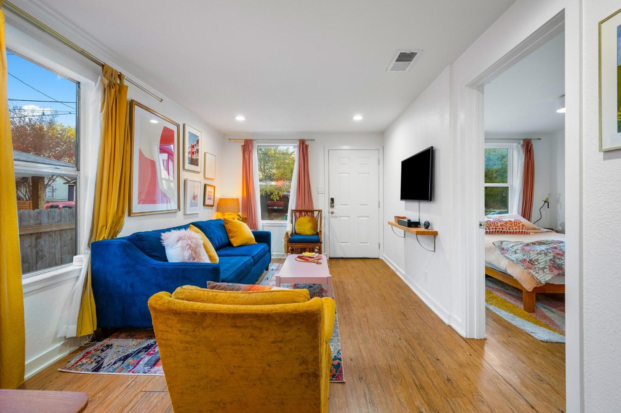 Stylish, Artsy Bungalow Central Eastside Austin Dış mekan fotoğraf